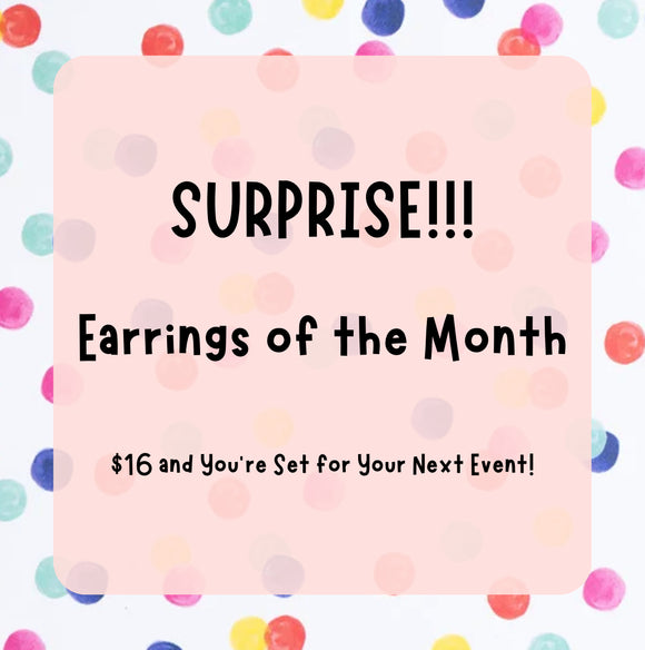 EARRINGS OF THE MONTH!!!